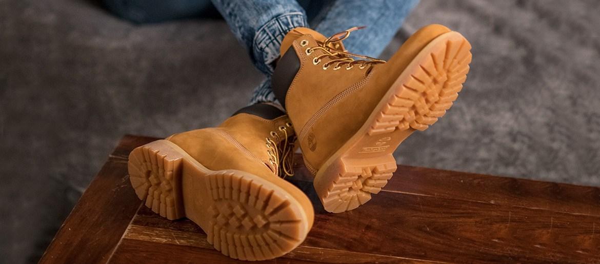 Bota amarilla online timberland